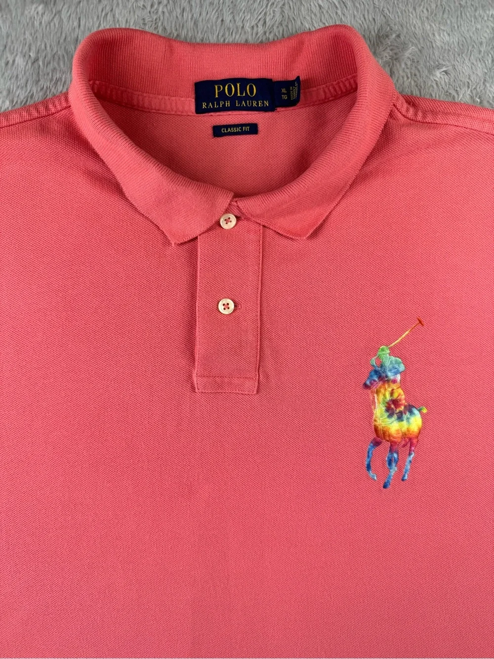 Polo Ralph Lauren XL Multicolor Big Pony Classic Fit Polo Shirt
